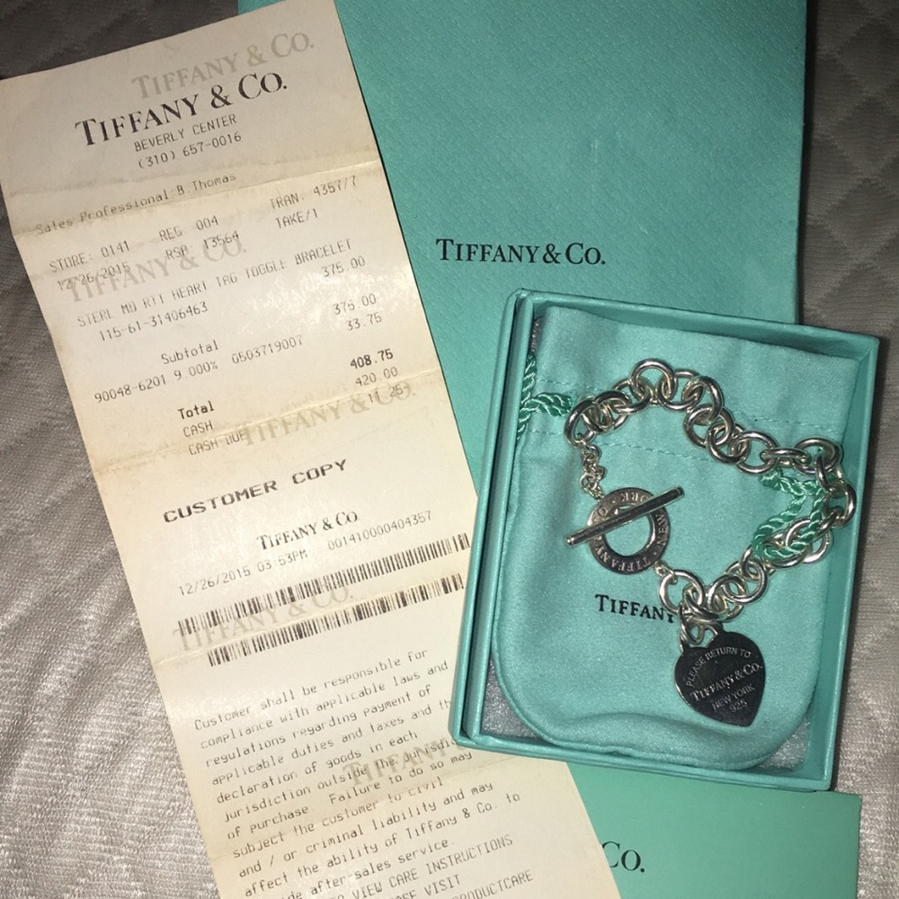 Authentic Tiffany & Co. toggle bracelet